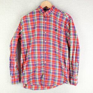 Brooks Brothers Shirt Mens XL Plaid Fitzgerald Button Down Long Sleeve Workwear